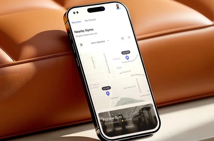 Gym pass — map-first discovery on iOS